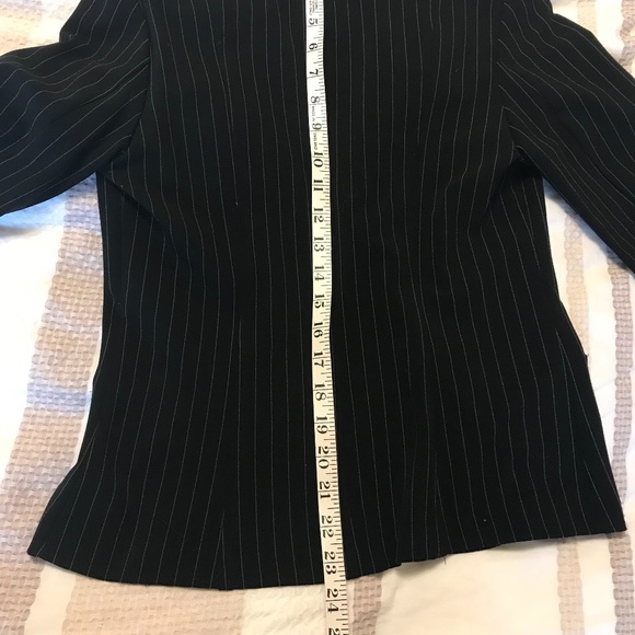 Black Pinstripe Blazer - Size Medium NWOT - Picture 6 of 6